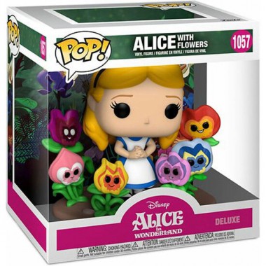 FIGURA POP DISNEY ALICIA EN EL PAIS DE LAS MARAVILLAS 70TH ALICE WITH FLOWERS