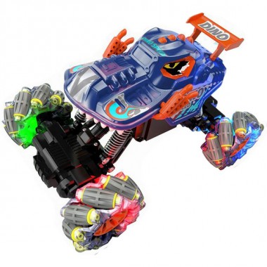 COCHE RADIO CONTROL DINO 20 CM 7 FUNCIONES 2 COLORES SURTIDOS