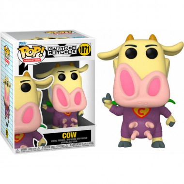 FIGURA POP CARTOON NETWORK COW AND CHICKEN - SUPERHERO COW