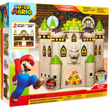 PLAYSET CASTILLO BOWSER DELUXE MARIO BROS