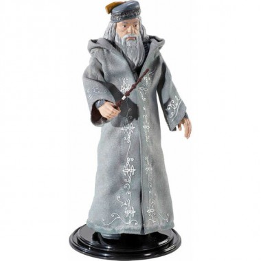 FIGURA MALEABLE BENDYFIGS DUMBLEDORE CON VARITA HARRY POTTER 19CM