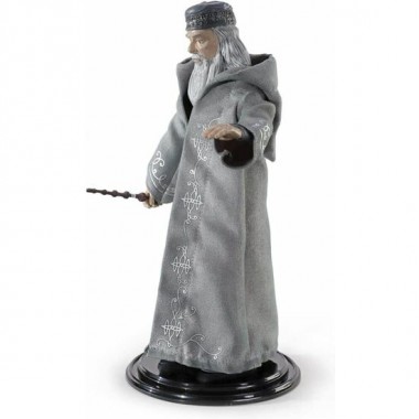 FIGURA MALEABLE BENDYFIGS DUMBLEDORE CON VARITA HARRY POTTER 19CM