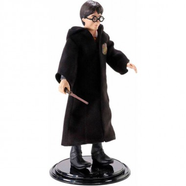 FIGURA MALEABLE BENDYFIGS HARRY CON VARITA HARRY POTTER 19CM