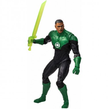 FIGURA JOHN STEWART GREEN LANTERN MULTIVERSE DC COMICS 18CM