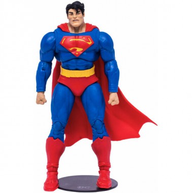 FIGURAS SUPERMAN + ARMORED BATMAN MULTIVERSE DC COMICS 18CM