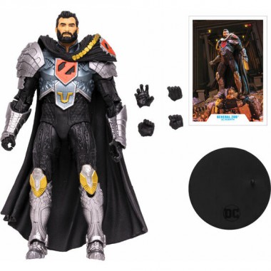 FIGURA GENERAL ZOD MULTIVERSE DC COMICS 18CM