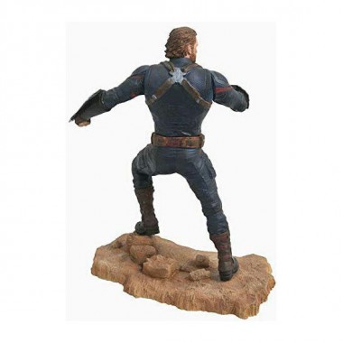 ESTATUA CAPITAN AMERICA VENGADORES AVENGERS 3 MARVEL 23CM