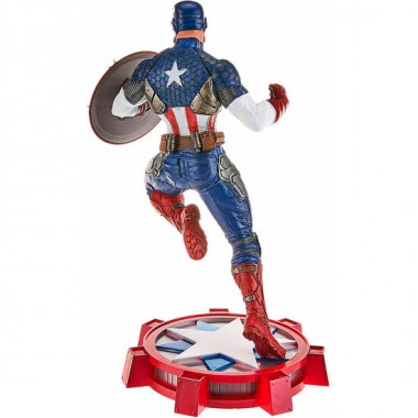 ESTATUA DIORAMA CAPITAN AMERICA MARVEL NOW! 23CM