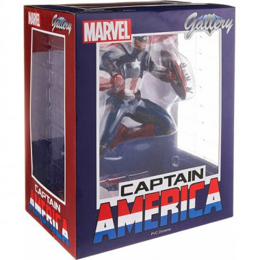 ESTATUA DIORAMA CAPITAN AMERICA MARVEL NOW! 23CM