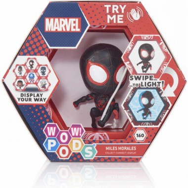 FIGURA LED WOW! POD MILES MORALES MARVEL