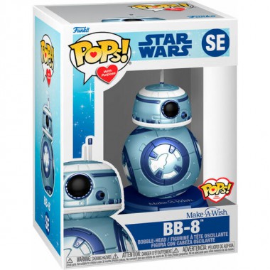 FIGURA POP STAR WARS MAKE A WISH BB-8 METALLIC