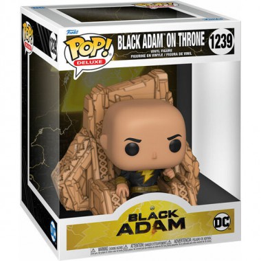 FIGURA POP DC COMICS BLACK ADAM - BLACK ADAM ON THRONE