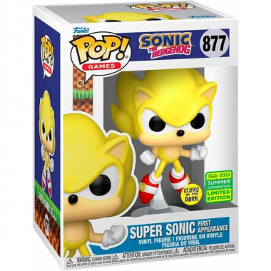 FIGURA POP SONIC THE HEDGEHOG SUPER SONIC EXCLUSIVE