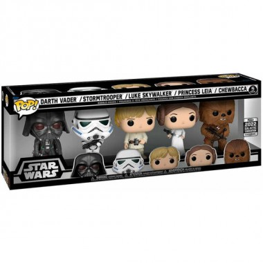 BLISTER 5 FIGURAS POP STAR WARS CLASSICS EXCLUSIVE