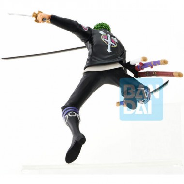 FIGURA ICHIBANSHO RORONOA ZORO FILM RED MORE BEAT ONE PIECE 11CM