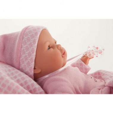 MUÑECA BIMBA TOQUILLA ROSA 37 CM.