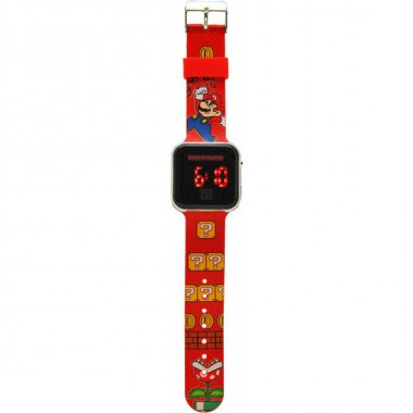 RELOJ SUPER MARIO BROS LED