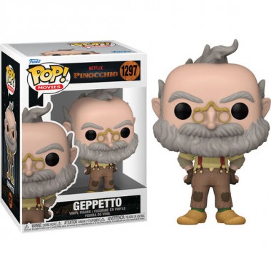 FIGURA POP NETFLIX PINOCCHIO GEPPETO