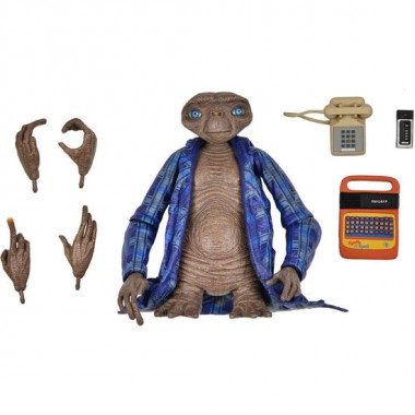 FIGURA ULTIMATE E.T TELEPATHIC 40 ANNIVERSARIO E.T EL EXTRATERRESTRE 12CM