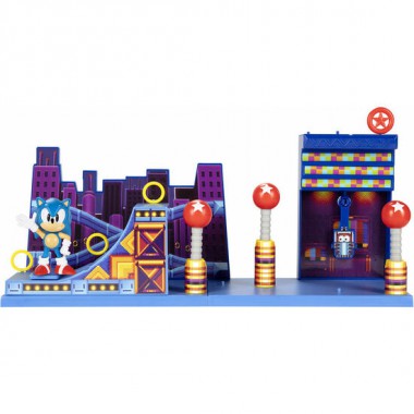 PLAYSET STUDIOPOLIS ZONE SONIC THE HEDGEHOG 6CM