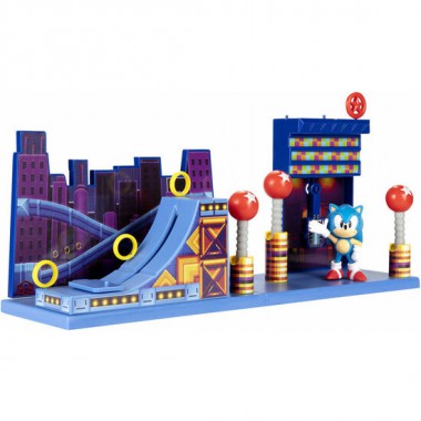 PLAYSET STUDIOPOLIS ZONE SONIC THE HEDGEHOG 6CM