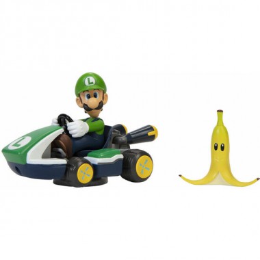 FIGURA LUIGI KART MEGAGIROS MARIO KART 6,5CM