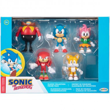 BLISTER 5 FIGURAS SONIC THE HEDGEHOG 6CM