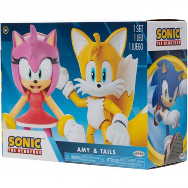 SET FIGURAS TAILS & MODERN ARMY SONIC THE HEDGEHOG 10CM