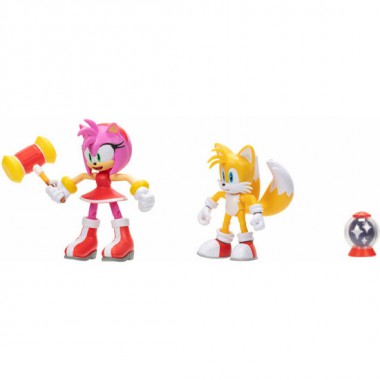 SET FIGURAS TAILS & MODERN ARMY SONIC THE HEDGEHOG 10CM