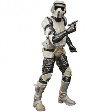 FIGURA SCOUT TROOPER CARBONIZED BLACK SERIES STAR WARS 15CM