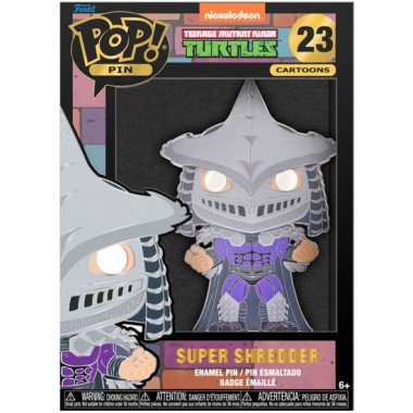 PACK 12 POP PIN TORTUGAS NINJA SUPER SHREDDER 10CM 11 + 1 CHASE