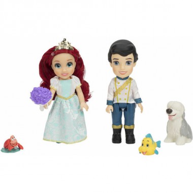 MUÑECA ARIEL + ERIC LA SIRENITA DISNEY 15CM