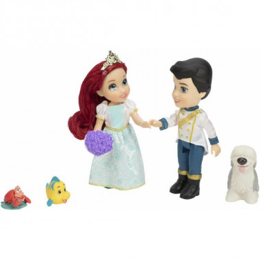 MUÑECA ARIEL + ERIC LA SIRENITA DISNEY 15CM