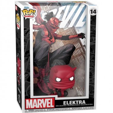 FIGURA POP COMIC COVER MARVEL DAREDEVIL ELEKTRA