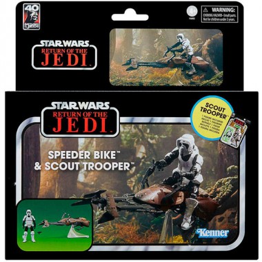 FIGURA SCOUT TROOPER RETURN OF THE JEDI STAR WARS 9,5CM