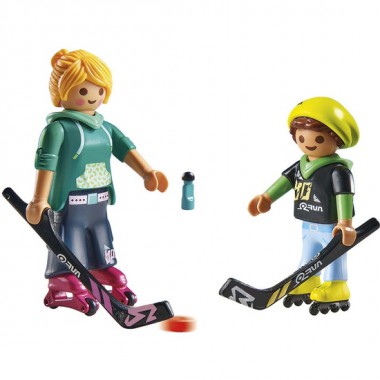 PLAYMOBIL DUOPACK HOCKEY SOBRE PATINES