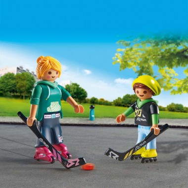 PLAYMOBIL DUOPACK HOCKEY SOBRE PATINES