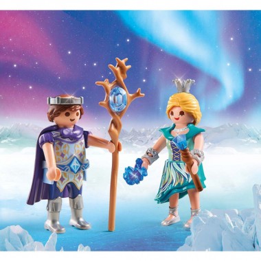 PLAYMOBIL DUOPACK PRINCESA Y PRÍNCIPE DE HIELO