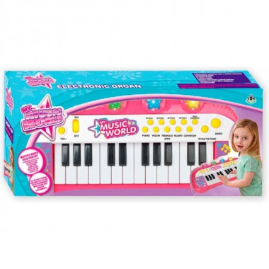 ÓRGANO PIANO MULTIFUNCIÓN LUCES Y SONIDOS