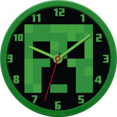 RELOJ PARED MINECRAFT