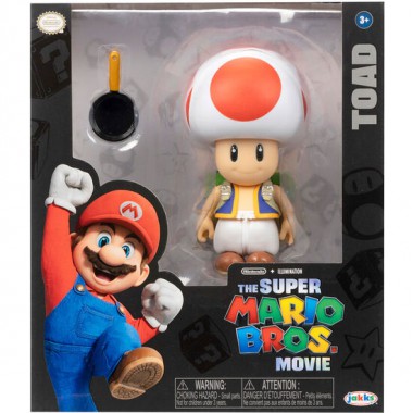 FIGURA TOAD LA PELICULA SUPER MARIO BROS 13CM