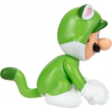 FIGURA LUIGI FELINO SUPER MARIO NINTENDO 6,5CM