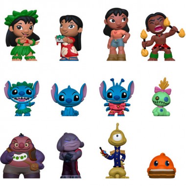 EXPOSITOR 12 FIGURAS MYSTERY MINIS DISNEY LILO AND STITCH SURTIDO