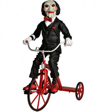 FIGURA BILLY THE PUPPET TRICICLO SAW CON SONIDO 33CM