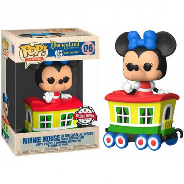 FIGURA POP DISNEY TRAIN CASEY JR- MINNIE IN CAR 6 EXCLUSIVE