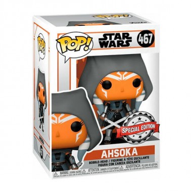 FIGURA POP STAR WARS THE MANDALORIAN AHSOKA HOODED EXCLUSIVE