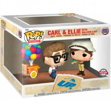 FIGURA POP DISNEY PIXAR UP CARL & ELLIE WITH BALLOON CART EXCLUSIVE