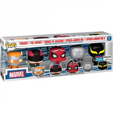 BLISTER 5 FIGURAS POP MARVEL SPIDERMAN EXCLUSIVE