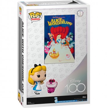 FIGURA POP MOVIE POSTER DISNEY 100TH ANNIVERSARY ALICIA EN EL PAIS DE LAS MARAVILLAS