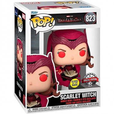 FIGURA POP MARVEL WANDA VISION SCARLET WITCH EXCLUSIVE